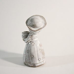 Keramikfigur – Flicka med Kruka, 10 cm