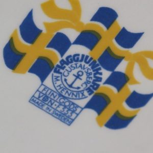 FLAGGJUNKARE, FLINTGODS VON-F555 MADE IN SWEDEN, M. HENNIX