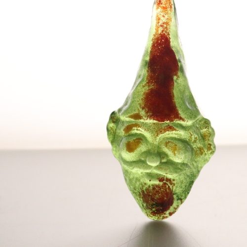 Konstglas, Kjell Engman (f. 1946), Tomte, Kosta Boda, höjd: 17 cm