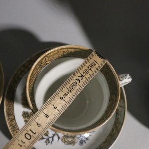 Antik Rörstrand Kaffeservis "Japan" från 1800-talet – En Historisk Skatt