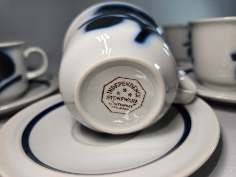Elegant Teservis från Independence Stoneware Interpace, Japan "SONORA"