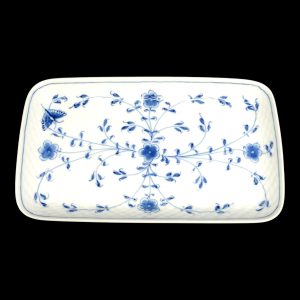 Elegant serveringsfat från Bing & Grøndahl, "Blå Måsen" (21,5 cm)
