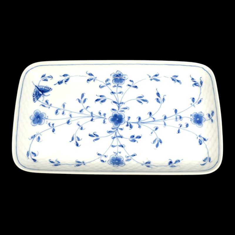 Elegant serveringsfat från Bing & Grøndahl, "Blå Måsen" (21,5 cm)