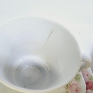 Charmig kaffeservis "Rosa Symphonia" från Svaneholm, 15 delar