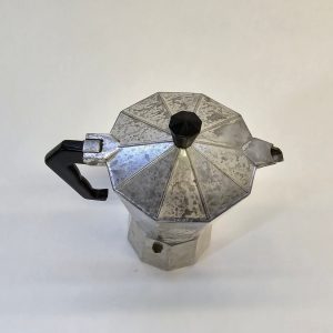 Klassisk Espressokanna i Aluminium - Retrodesign, 19 cm