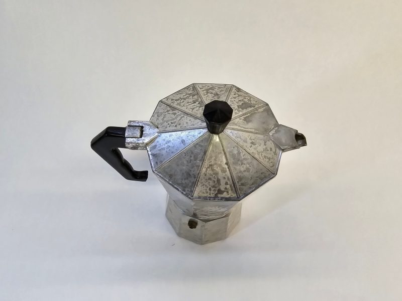Klassisk Espressokanna i Aluminium - Retrodesign, 19 cm