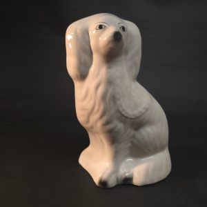 Charmig hundfigur från Rörstrand – Vintage designklassiker, 22,5 cm hög