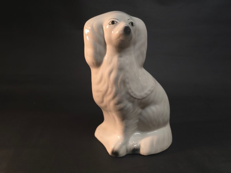 Charmig hundfigur från Rörstrand – Vintage designklassiker, 22,5 cm hög