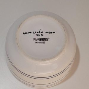 Mateus Randig Skål Frukostskål 14 cm , Anna Liven West