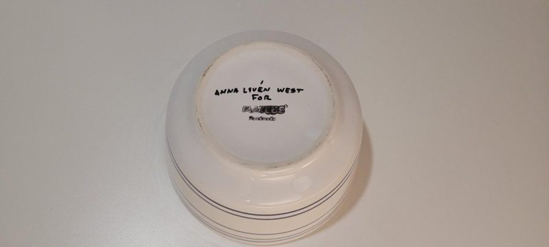 Mateus Randig Skål Frukostskål 14 cm , Anna Liven West