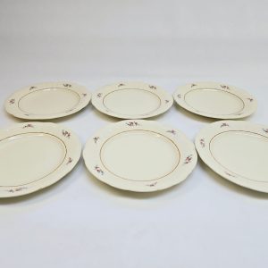 Elegant set med 6 assietter från Rörstrand, ca 23 cm