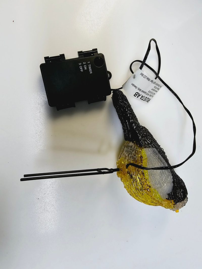 Dekorationsbelysning "Fågel" med Timer - LED för Inne/Utebruk