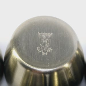 Elegant set av 5 rostfria äggkoppar – tidlös design!