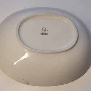 Gustavsberg "Cittra Röd" Stig Lindberg, djup uppläggningsfat