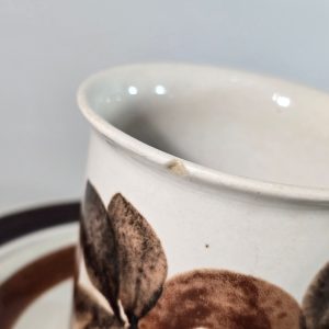 KAFFEKOPP MED FAT OCH ASSIETT, "Rosmarin", Ulla Procope, Arabia, Finland