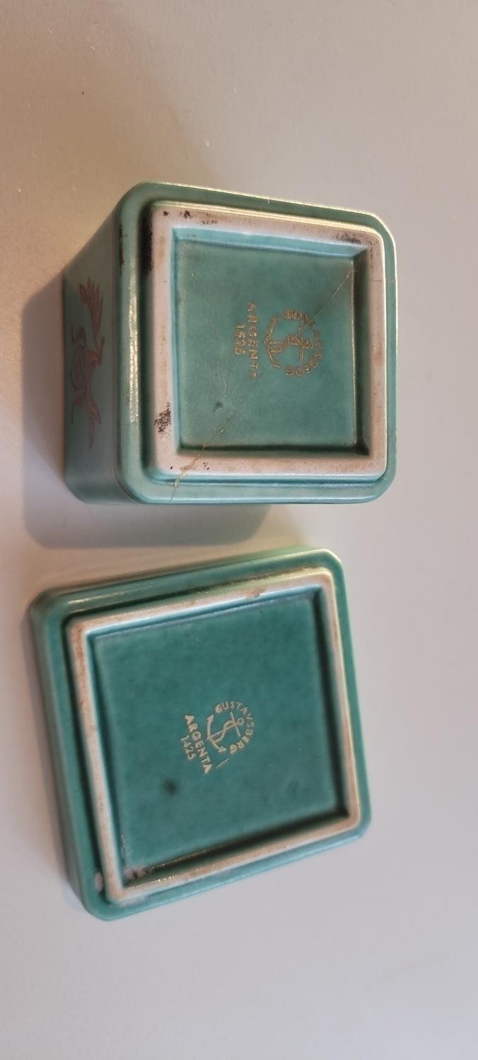2 delar Argenta Rörstrand lagade