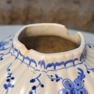 Fajans, Delfa, Royal Gouda, Holland. Royal Zuid Höjd: ca 30cm