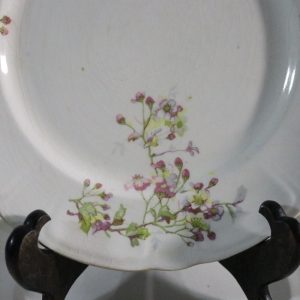 6st Unika Gustavsberg Porslins Tallrikar med Blomsterdesign