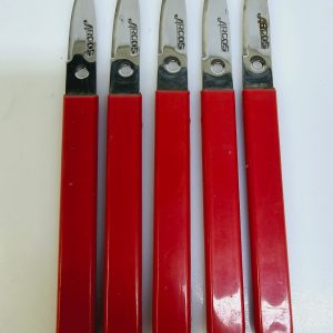 Set med 5 Gafflar i Svenskt Rostfritt Stål – Hög Kvalitet och Tidlös Design