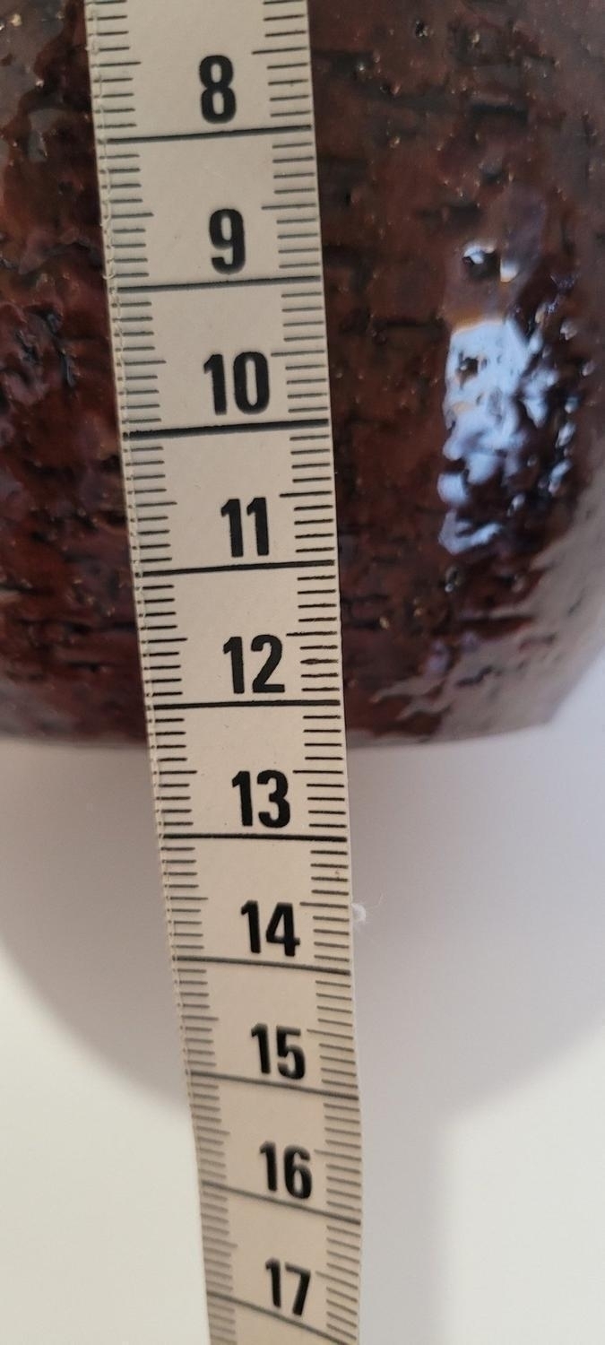 Handmålad vas / krus / burk, Steninge stengods, 12cm