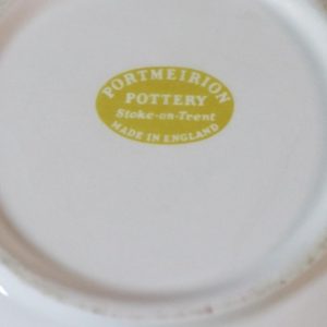 Portmeirion Keramik Stoke On Trent Gula Blommor Kaffe Te kopp Mugg Soppa skål