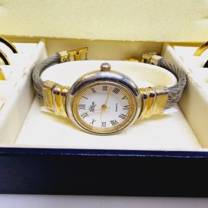 Elegant armbandsur från Jean Jacques – klassisk design med utbytbara ramar