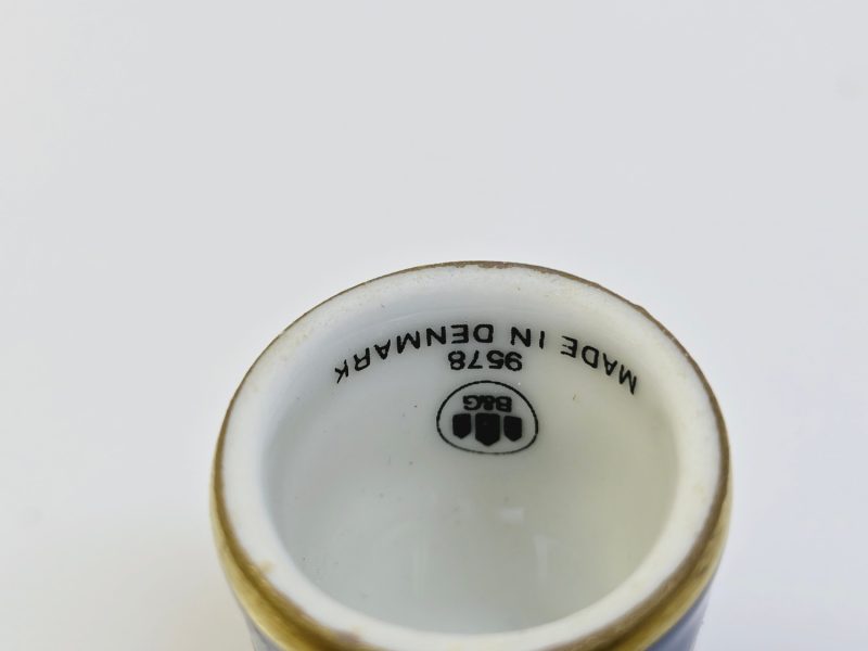 Samlarfingerborg i porslin – B&G, Danmark, 1978