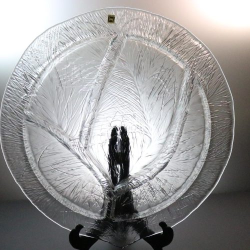 HADELAND NORWAY, Uppläggningsfat i glas, 32cm