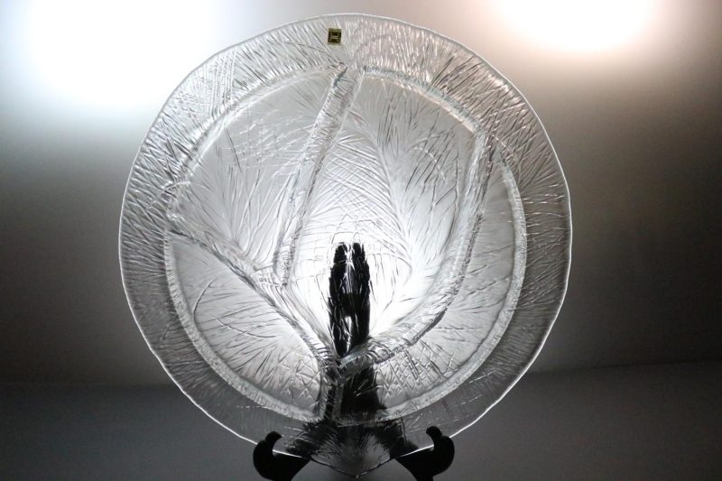 HADELAND NORWAY, Uppläggningsfat i glas, 32cm