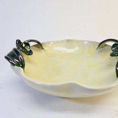 Elegant Ekeby Skål av Anna-Lisa Thomson - 1940-tal, Blomdetaljer