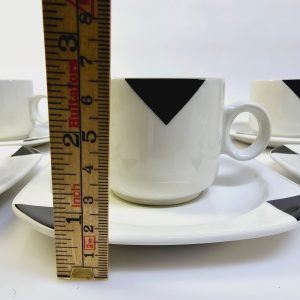 Set med 6 kaffekoppar och fat – IKEA