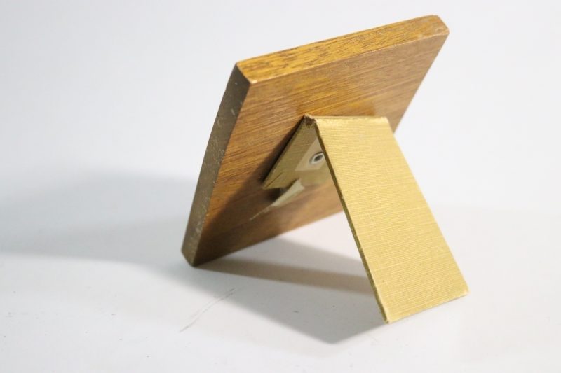 Bordstermometer, trä
