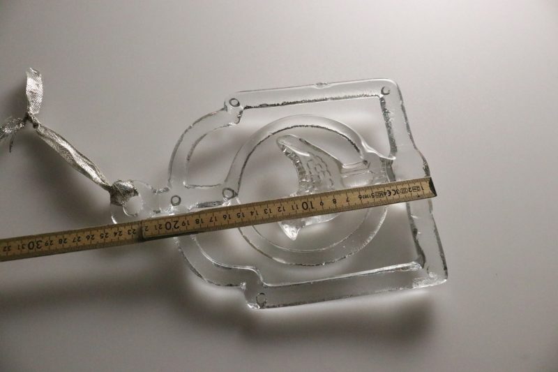 BERTIL VALLIEN. FÖNSTERSMYCKE, glas, Boda, 1900-tal
