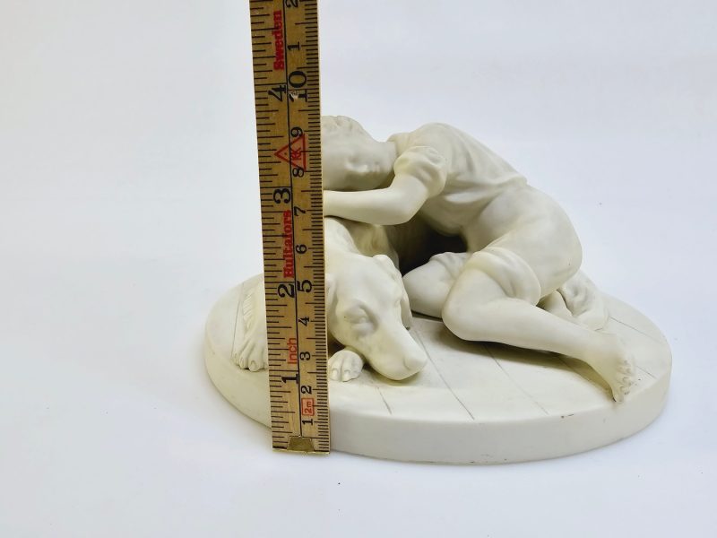 Antik Gustavsberg-skulptur i parian av Adele Rudenschöld – Tidlös elegans