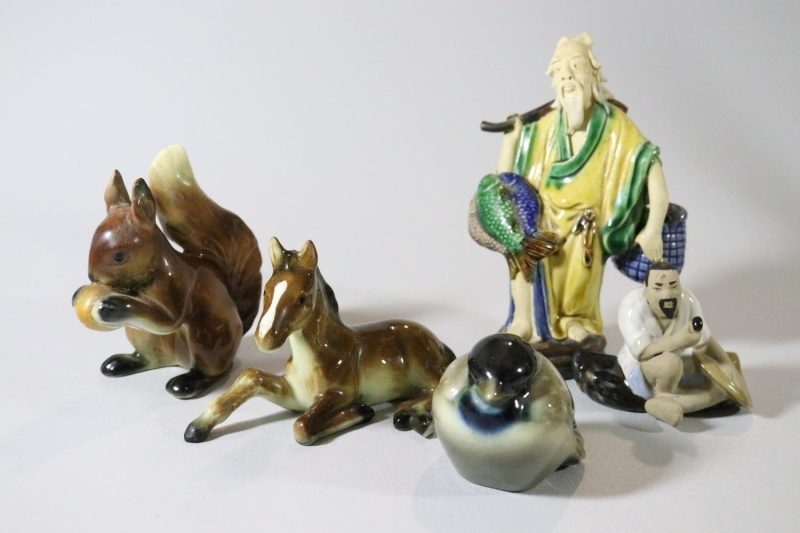 Blandade figuriner, Hong Kong, Germany, 5st