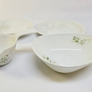 Rörstrand – Elegant blomstermotiv i fyra delar