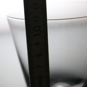 Elegant Glas Tumbler – 11 cm Hög, Stilren Design