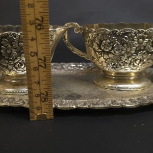 Elegant Vintage Teservis från Japan – En Tidlös Skatt sockerskål & gräddsnip