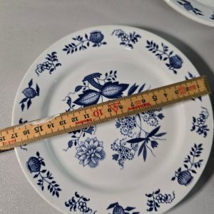 7 st assietter, Lökmönster, Figgjo, Norway, 17 cm