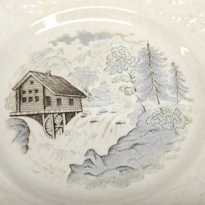 Utsökt samling av vintage Rörstrandstaplatser - Komplett set om 6