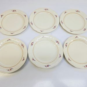 Elegant set med 6 assietter från Rörstrand, ca 20,5 cm