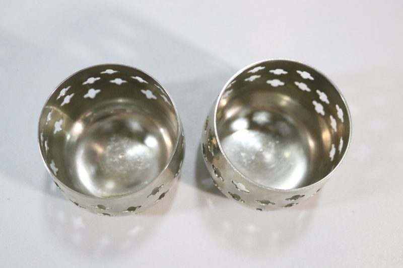 2st ljuslyktor i metall, Made in India