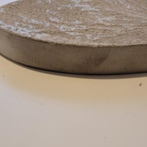 Ljushållare med doftljus äppelmotiv, cement