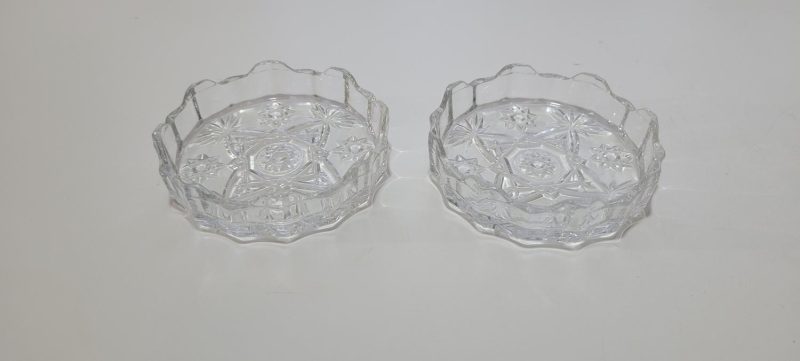 2 glasfat, askfat