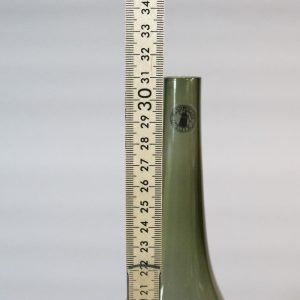 IKEA SALONG Handblåst grön glasvas