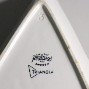 Rörstrand Triangla Skål, Retro Design