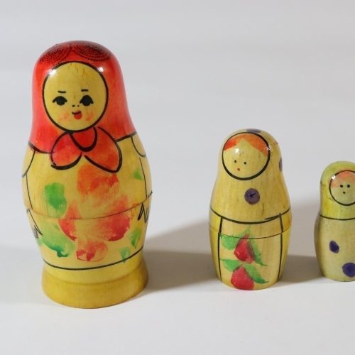 Matryoshka/Babushka, Trä Dockor - Ryssland - stämpel USSR