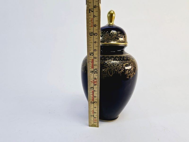 Elegant Vas från Echts Cobalt Mignon, Bavaria – 17,5 cm