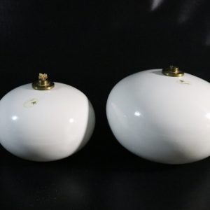 Vintage Oljelampor från Höganäs – Stilren Design i Stengods