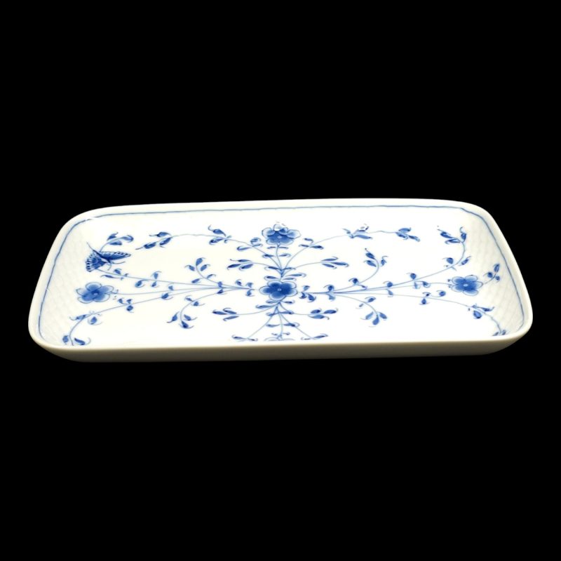 Elegant serveringsfat från Bing & Grøndahl, "Blå Måsen" (21,5 cm)